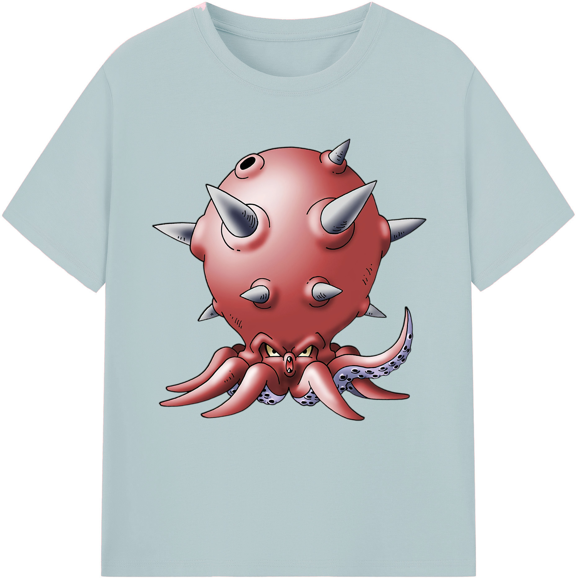 （画像用） ドラゴンクエスト Doragon Kuesuto Dragon Quest 綿100％半袖Tシャツ（フロントプリント）